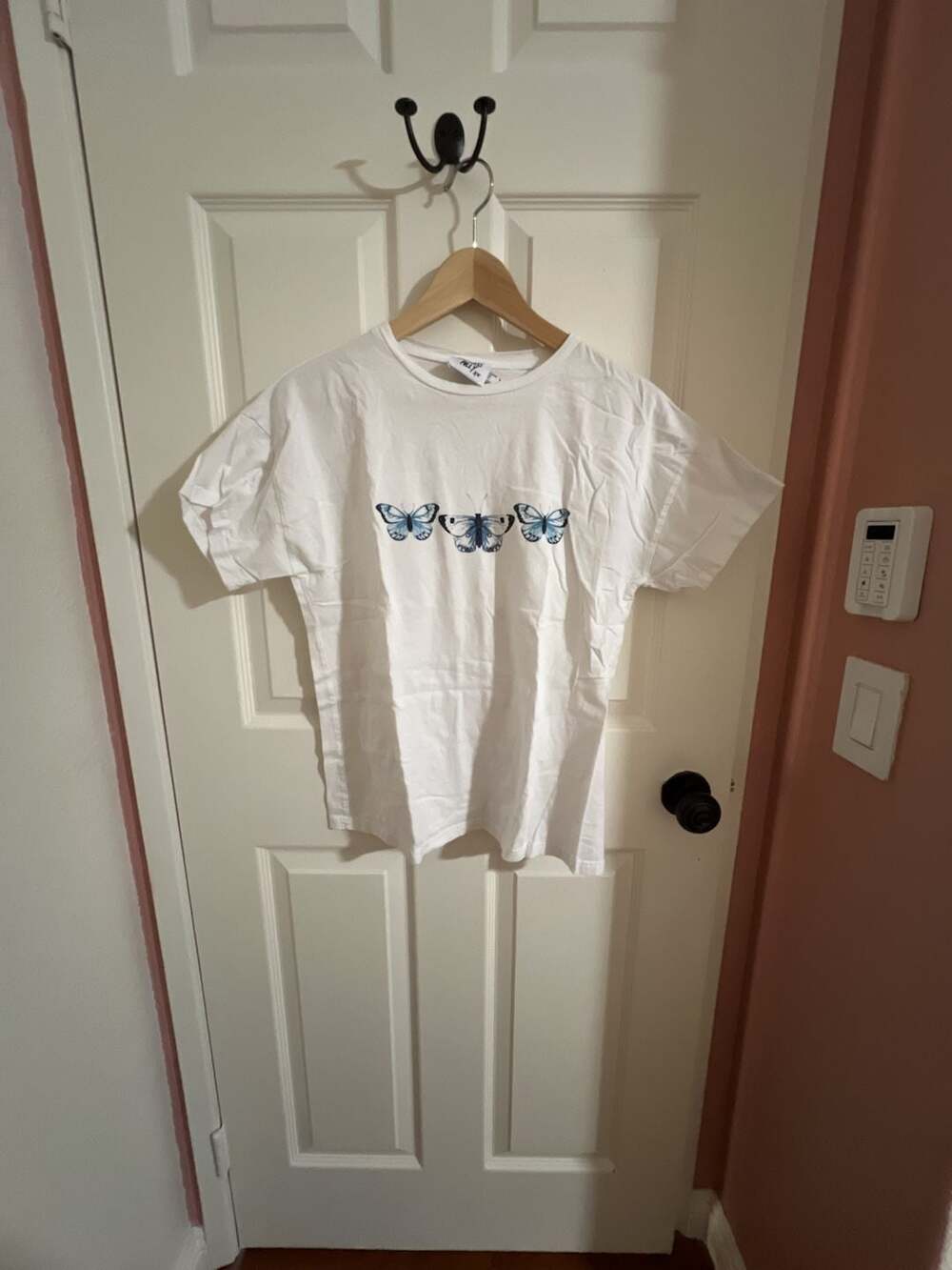 Princess Polly White Butterfly Graphic T-Shirt